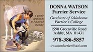 Custom Business Cards - Lady Farrier Design