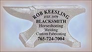 Custom Business Cards- Engraved Anvil Sign design