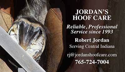 Custom Business cards- Rasping Hoof design