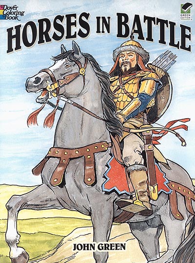 Horses in Battle Coloring Book