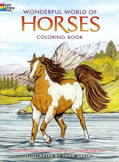 Wonderful World of Horses Coloring Book