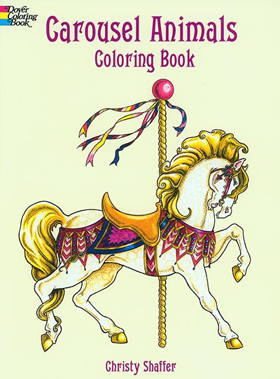 Carousel Animals Coloring Book