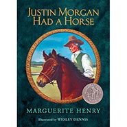 NEW! Marguerite Henry Justin Morgan Had A Horse Hardcover Reprint