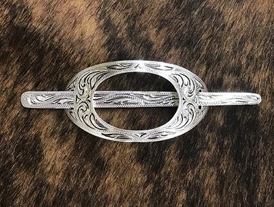 Engraved Silver Stick Barrette *NEW!*