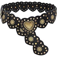 Faux Leather Hearts Western Concho Belt *ONLY 1 AVAILABLE*