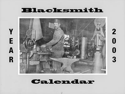 Blacksmith Calendar of Vintage Images - BACK ISSUES *LIMITED QTY AVAILABLE*