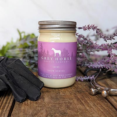 Show Nerves Relaxing Lavender Scented Candle