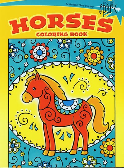 Spark Horses Coloring Book