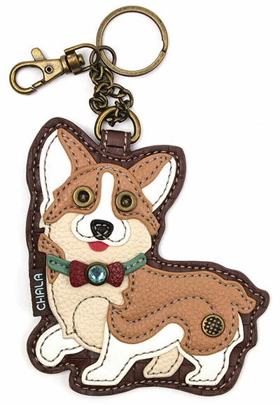 Chala Corgi Key Fob Coin Purse