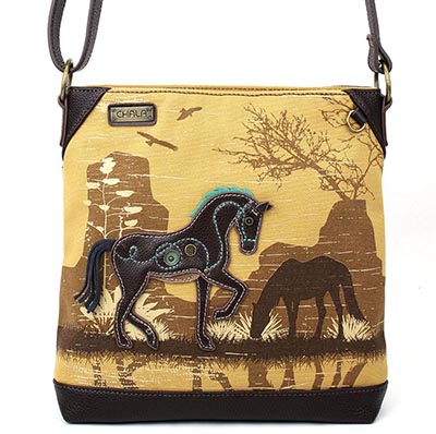 Chala Decorated Canvas Horse Purses