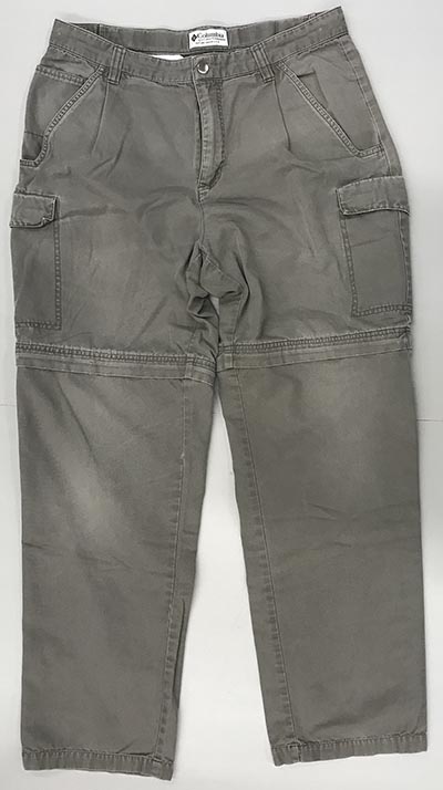 Vintage Columbia Sportswear Convertible Mens Cotton Duck Pants *ONLY 1 AVAILABLE - SIZE 34x31*