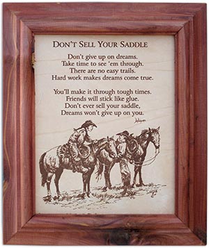 Don't Sell Your Saddle