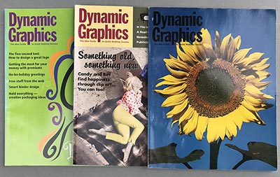 Dynamic Graphics Magazine Vintage 1990s Back Issues