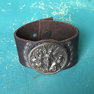 Epona Leather Cuff Bracelet *ONLY 1 AVAILABLE - HAS ISSUES*