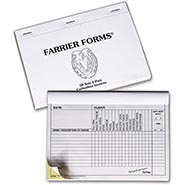 Farrier Forms Invoice Pad