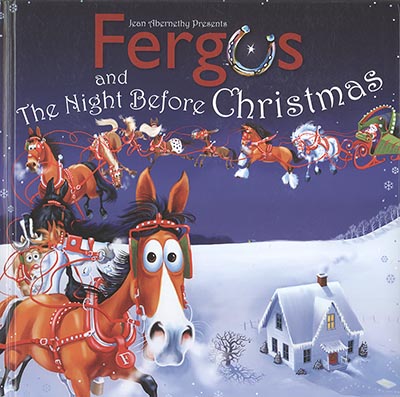 Fergus and the Night Before Christmas Hardcover Gift book by Jean Abernethy