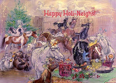 Happy Holi-Neighs Horses Christmas Party *HALF PRICE $4.98*