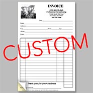 CUSTOM Two-Part Carbonless Farrier Invoices - Landseer Shoeing design