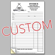 CUSTOM Two-Part Carbonless Farrier Invoice Pads - Trimming Tools Design