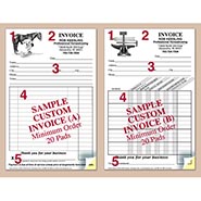 Custom Invoices - MINIMUM ORDER 10 Pads