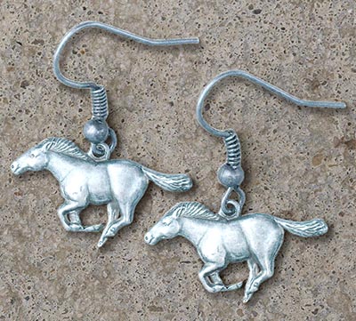 Galloping Horse Earrings