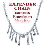 Charm Bracelet extender Chain