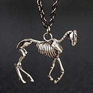 Horse Skeleton Necklace