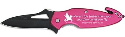 Barn Blade Pink Knife for Horsewomen *SOLD OUT*