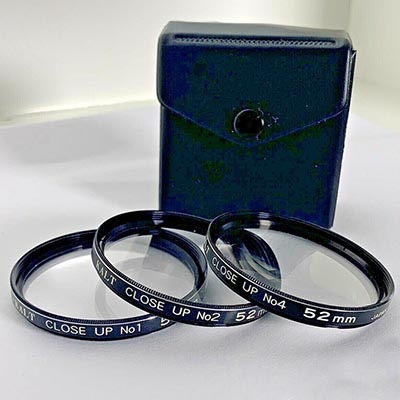 Kalt 52mm Close-Up Lens Set of 3 - No 1 No 2 and No 4 with case *ONLY 1 AVAILABLE*