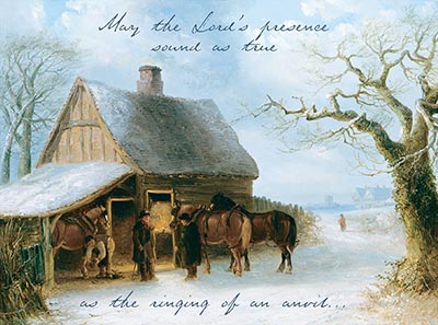 Lord's Presence... Ring of Anvil Blacksmith Shop- Package of 10 Cards