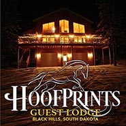 HoofPrints Guest Lodge located in the Black Hills South Dakota