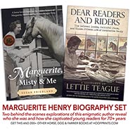 NEW! Set of 2 Marguerite Henry Biographies - Dear Readers and Riders - Marguerite, Misty and Me