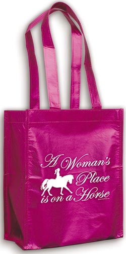 A Woman's Place Pink Gift Bag