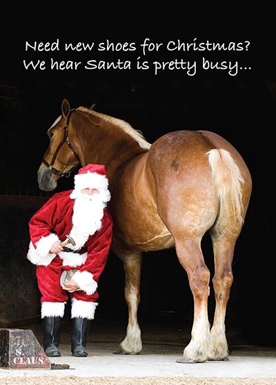 Need New Shoes? Santa Farrier - HALF PRICE $4.98