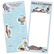 Set of Two Funny Note PadsTo-Do Lists Grocery Lists