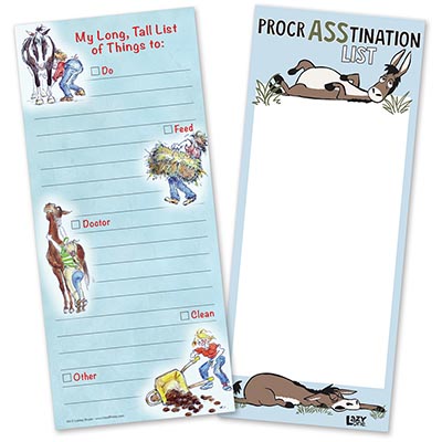 Set of Two Funny Note PadsTo-Do Lists Grocery Lists