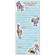 Horsewoman's Long Tall List Note Pad