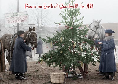 Peace on Earth and Goodwill to All - Package of 10 Cards