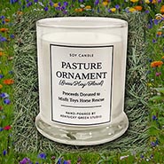 Pasture Ornament Scented Candle in Heavy Cocktail Glass