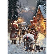 Reindeer Repairs for Santa - Package of 10 Cards