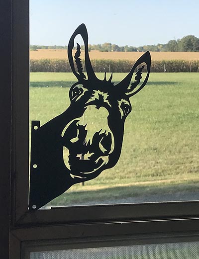 Metal Donkey Silhouette *NEW!*