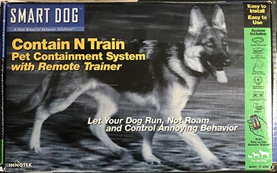 Contain and Train Invisible Dog Fence / 2 Shock Collars  *USED - ONLY 1 AVAILABLE*