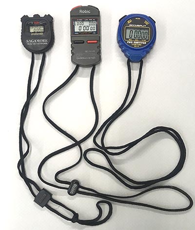 Set of 3 Stopwatch Sports Timers *ONLY 1 SET AVAILABLE*