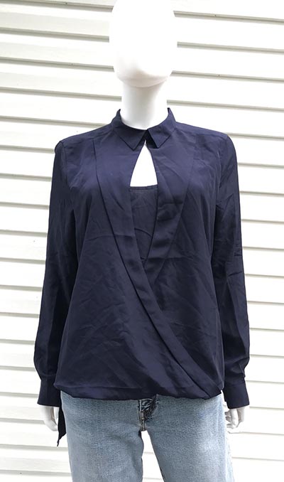 Venus Navy Longsleeve Top *ONLY ONE AVAILABLE - SIZE M*