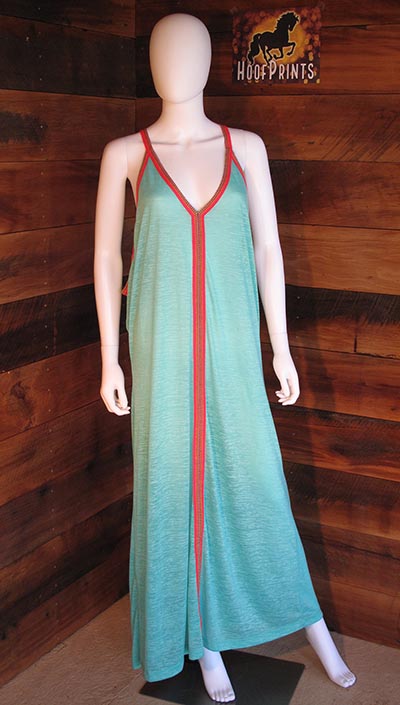 Turquoise Burnout Beach Cover Up  *ONLY ONE AVAILABLE - ONE SIZE FITS ALL*