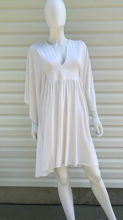 AnaMaria Flowy White Knit Tunic or Dress *ONLY ONE AVAILABLE - ONE SIZE FITS ALL*