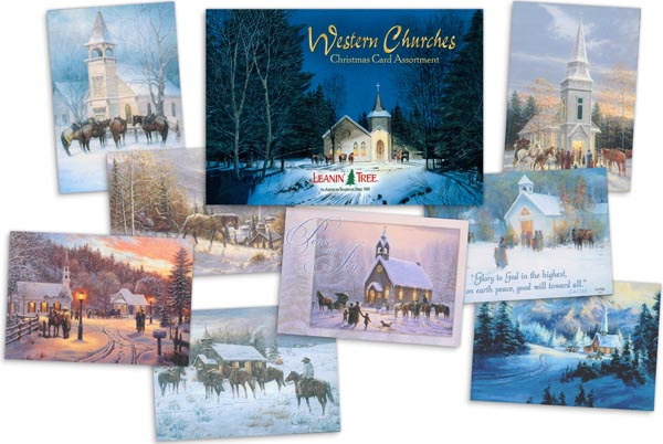 Western Churches Christmas Card Assortment