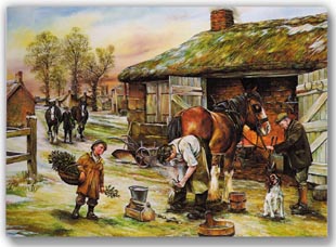 Holiday Farrier Scene